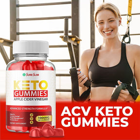 1 Pack-Sure Slim Keto ACV Gummies, Vegan, Weight Loss Supplement - 60 Gummies