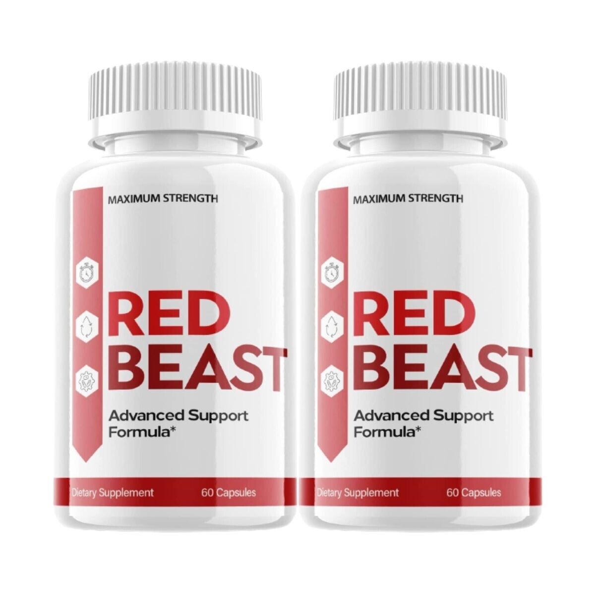 2-Pack Red Beast Pills Red Beast Flow Support Supplement (120 Capsules)