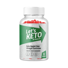 Let's Keto ACV Gummies, Apple Cider Vinegar Gummies - 60 Gummies