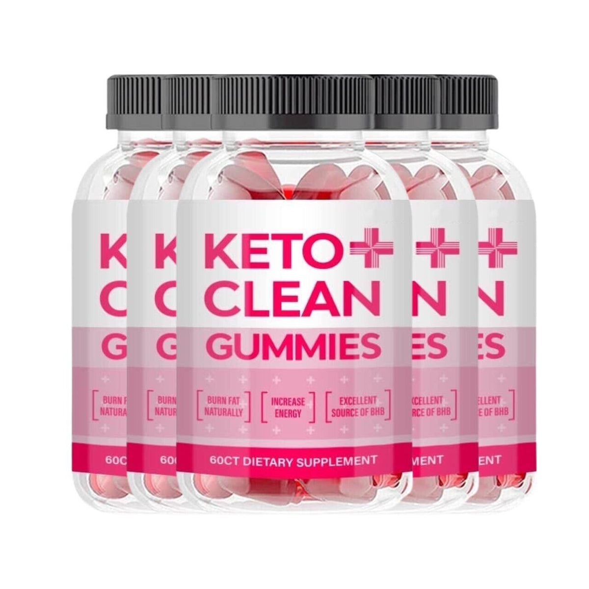 (5 Pack) Keto Clean ACV Gummies 1000MG Apple Cider Vinegar (300 Gummies)