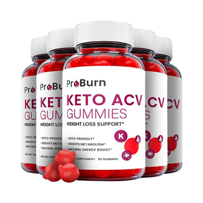 5-Pack Pro Burn Keto Gummies - Pro Burn Keto ACV Gummies Weight Loss-300 Gummies