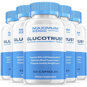 5-Pack Glucotrust Capsules Blood Sugar Support Supplement Glucotrust 300 Capsule