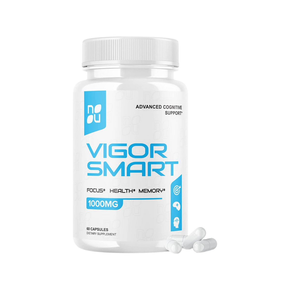 Vigor Smart Brain Booster Pills Advanced Cognitive Focus Support (60 Capsules)