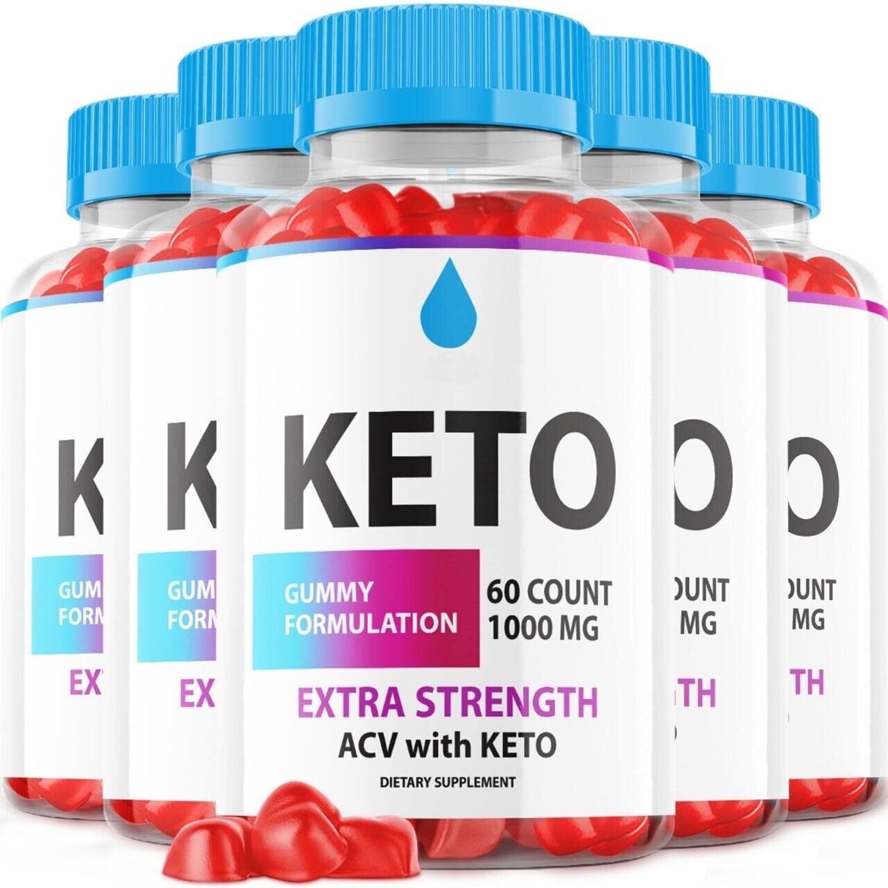 (5 Pack) Pure Kana Keto Gummies, PureKana ACV Gummies (300 Gummies)