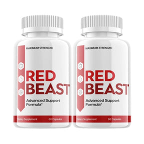 2-Pack Red Beast Pills Red Beast Flow Support Supplement (120 Capsules)