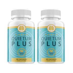 (2 Pack) Quietum Plus Tinnitus Relief Supplement Reduce Ear Ringin(120 Capsules)