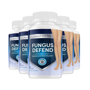 5-Pack Fungus Defend Pills Supports Strong Healthy Natural Nails-300 Capsules