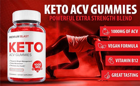 5-Pack Premium Blast Keto ACV Gummies -Vegan, Weight Loss Supplement-300 Gummies