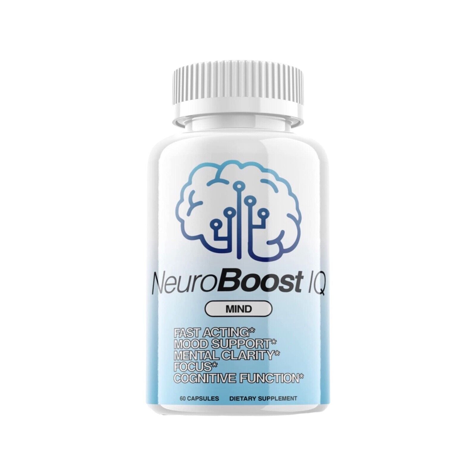 NeuroBoost IQ Nootropic Supplement Brain, Mind, Focus-60 Capsules