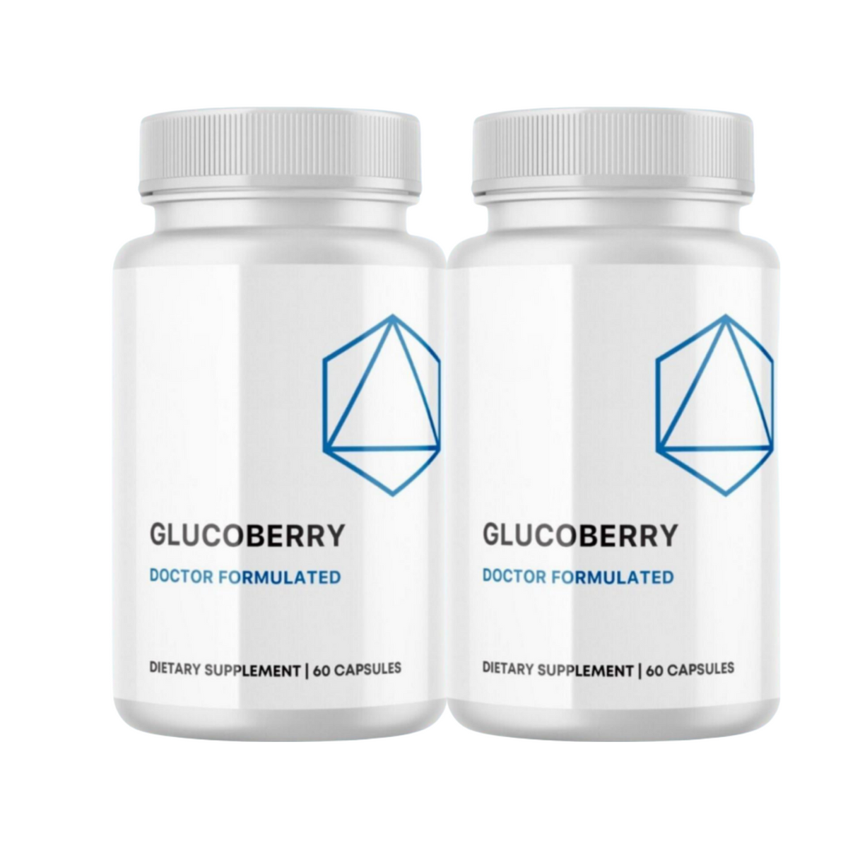 2-Pack Glucoberry Dietary Supplement, Supports Gut Health,Digestion-120 Capsules