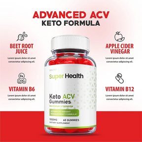 2-Pack Super Health Keto Gummies - Super Health Keto ACV Gummies -120 Gummies