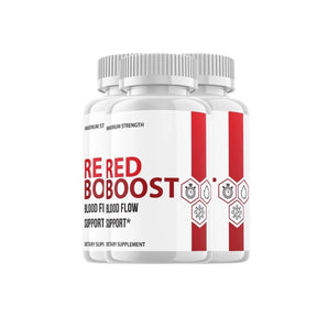 (3 Pack) Red Boost Blood Sugar Supports, Glucose, Metabolism (180 Capsules)