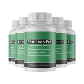 5-Pack Fast Lean Pro Capsules - Fast Lean Pro Dietary Supplement - 300 Capsules