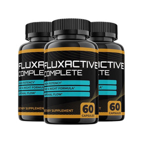 3-Pack Fluxactive Complete For Prostate Health Supplement Pills  (180 Capsules)