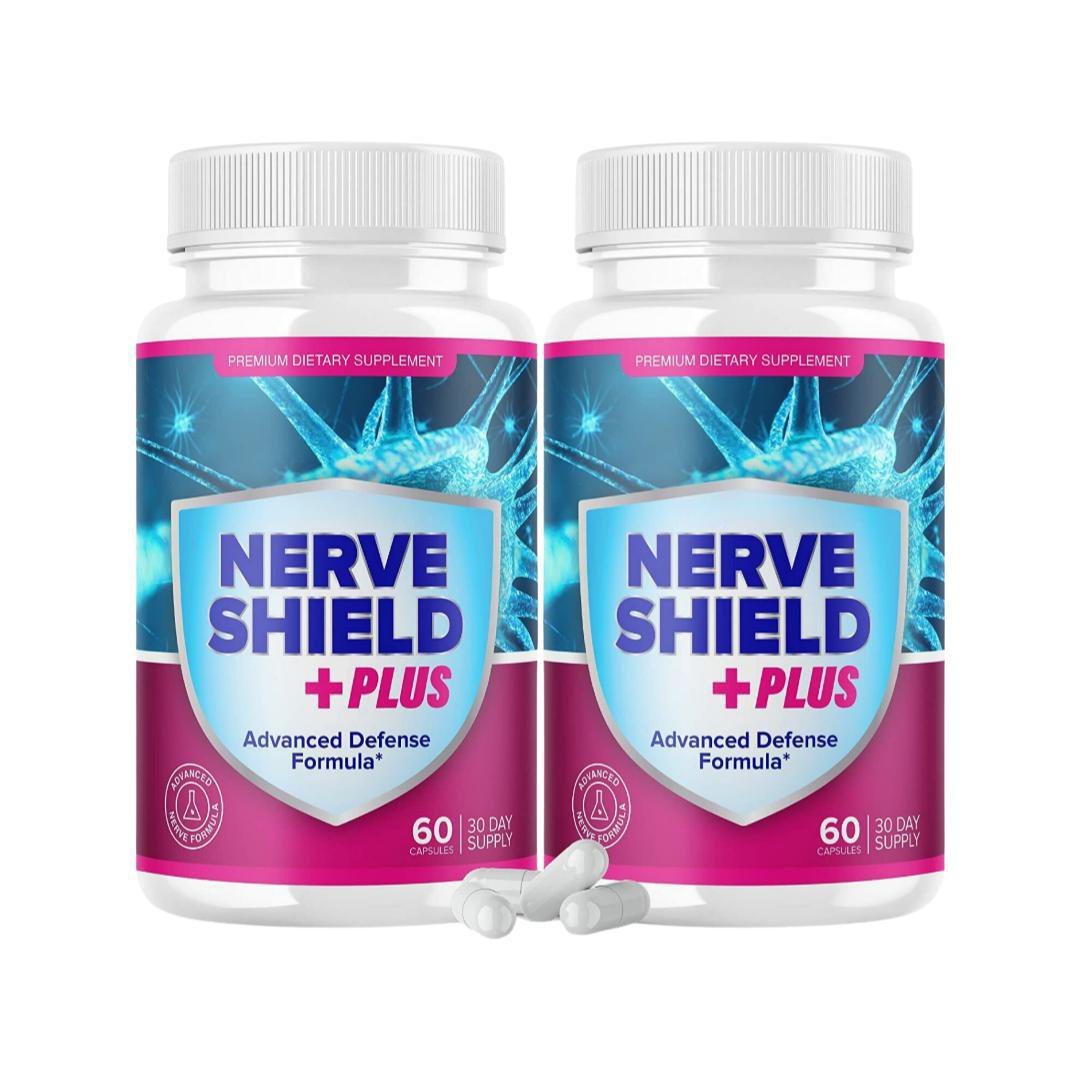 2-Pack Nerve Shield Plus Advanced Defense Formula 120 Capsules