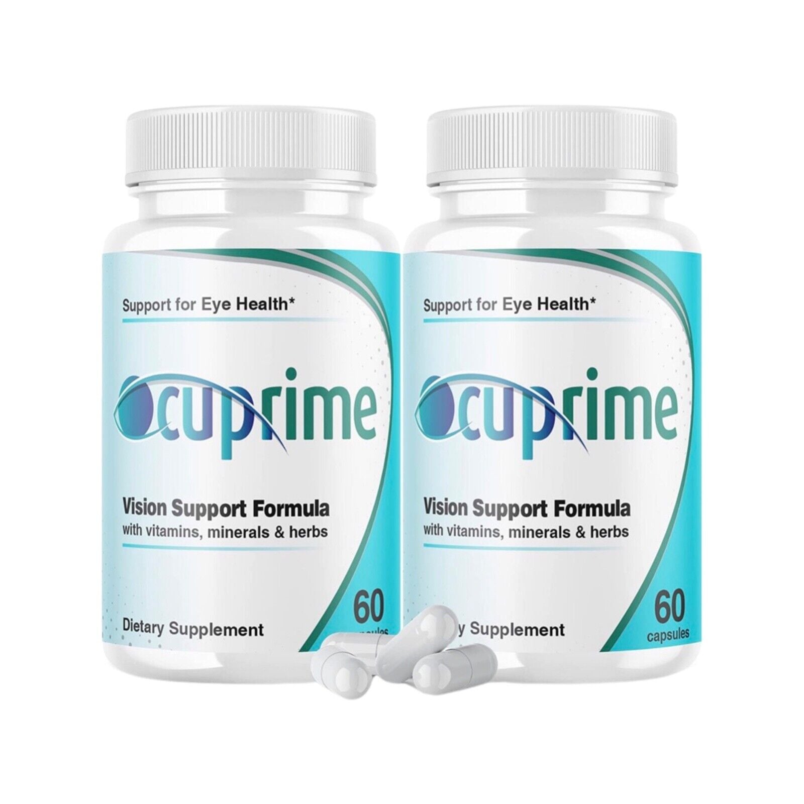 2-Pack Ocuprime for Eyes Supplement Advanced Vision Support (120 Capsules)