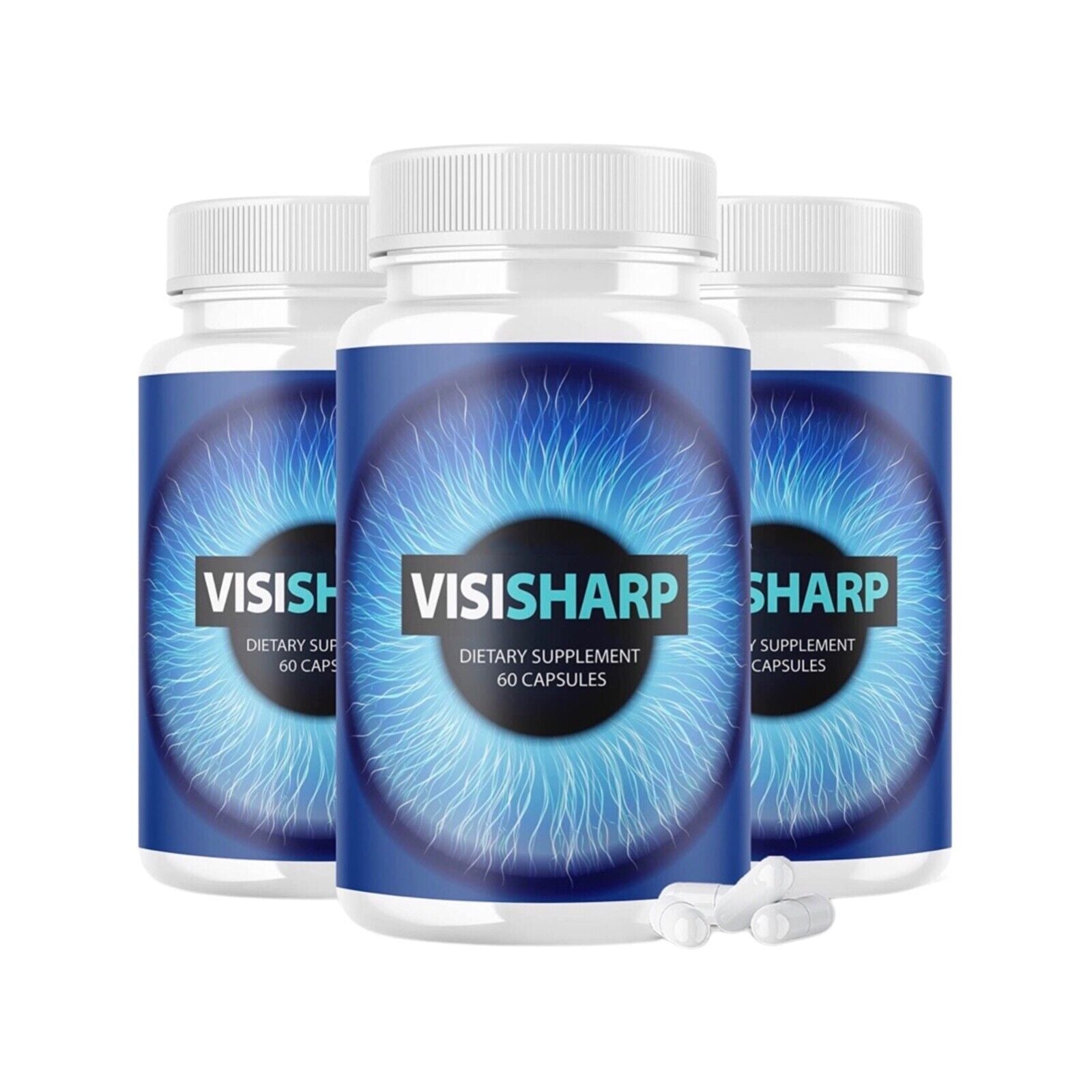 3-Pack Visisharp Advanced Eye Health Formula for Eye Health Supplement- 180 Caps