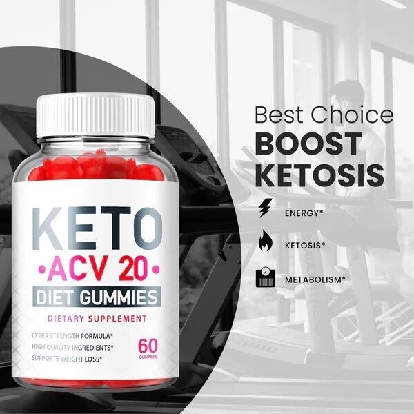 3-Pack Keto ACV 20 Gummies, Weight Loss, Keto ACV 20 Diet Gummies (180 Gummies)