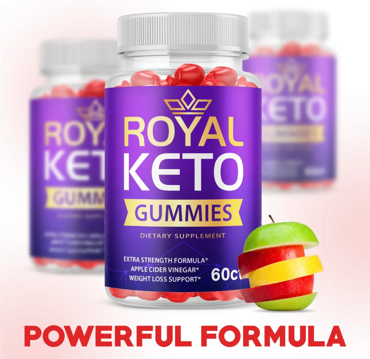 Royal Keto Gummies - Advanced Weight Loss, Vegan, Non GMO (60 Gummies)