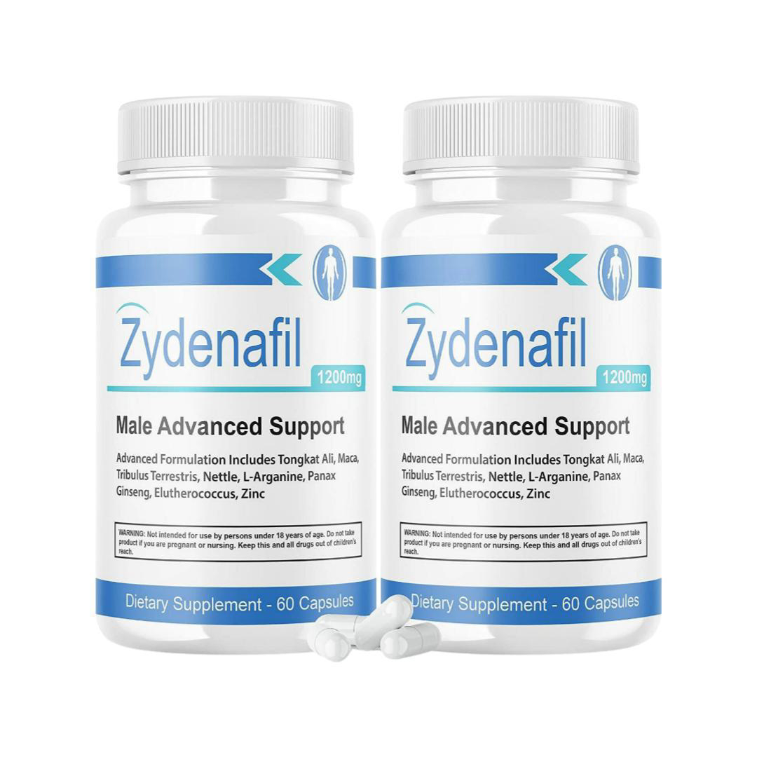 2-Pack Zydenafil Pills Supplement Advanced Formula Zydenafil- 120 Capsules