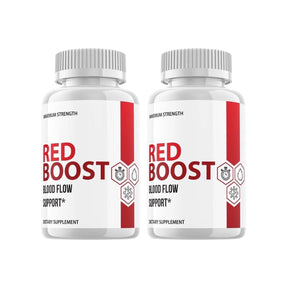 (2 Pack) Red Boost Blood Sugar Supports, Glucose, Metabolism (120 Capsules)