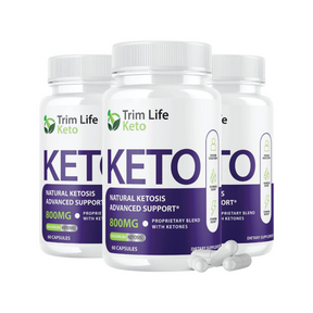 3-Pack Trim Life Labs Keto Pills, Advanced Formula,Vegan, Advanced Blend-180 Cap