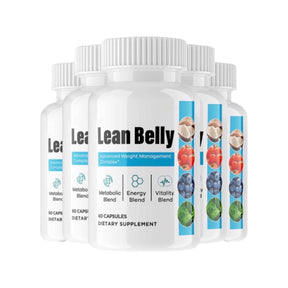 5-Pack Lean Belly Juice Capsules Keto Diet Pills, Weight Loss- 300 Capsules