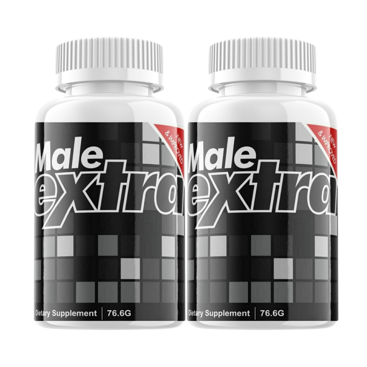 2-Pack Male Extra Performance Supplement, MaleExtra for Enhancement-120 Capsules