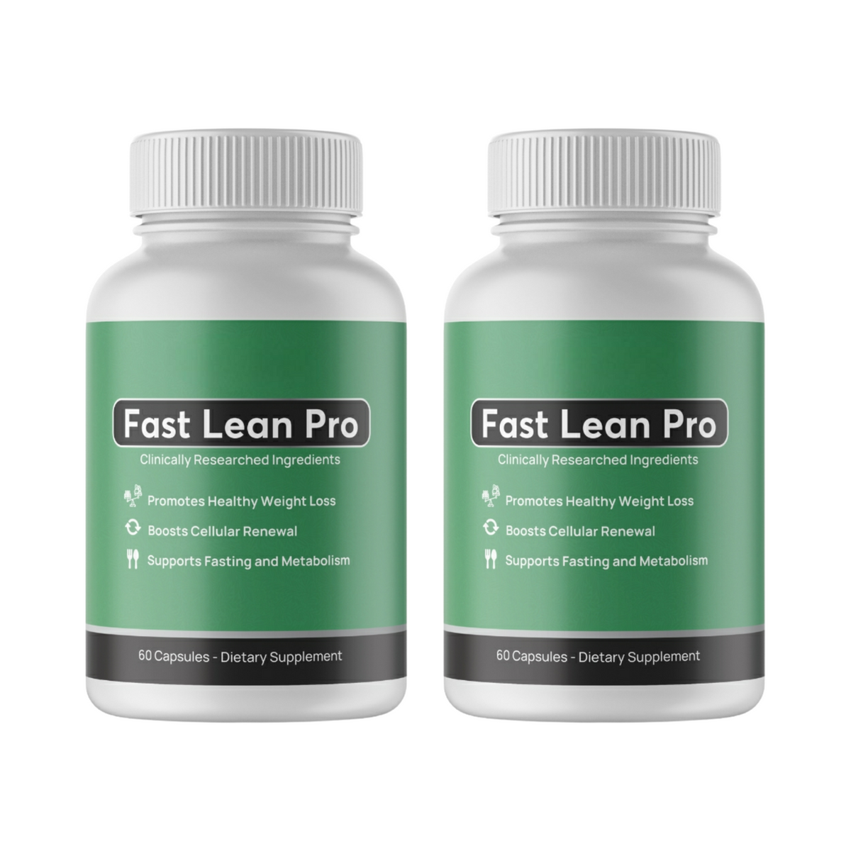 2-Pack Fast Lean Pro Capsules - Fast Lean Pro Dietary Supplement - 120 Capsules