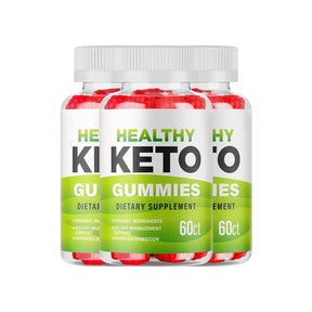 3-Pack Healthy Keto ACV Gummies - Vegan, Weight Loss Supplement (180 Gummies)