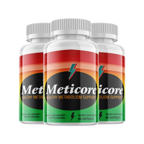 3-Pack Meticore- Weight Loss Supplement for Weight Management-180 Capsules