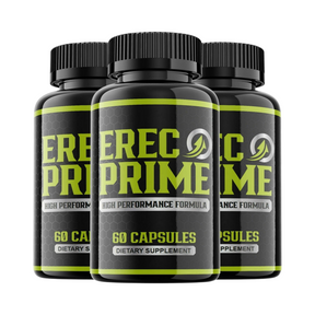 3-Pack Erec Prime Supplement for Men Virility, ErecPrime Male Formula 180 Caps