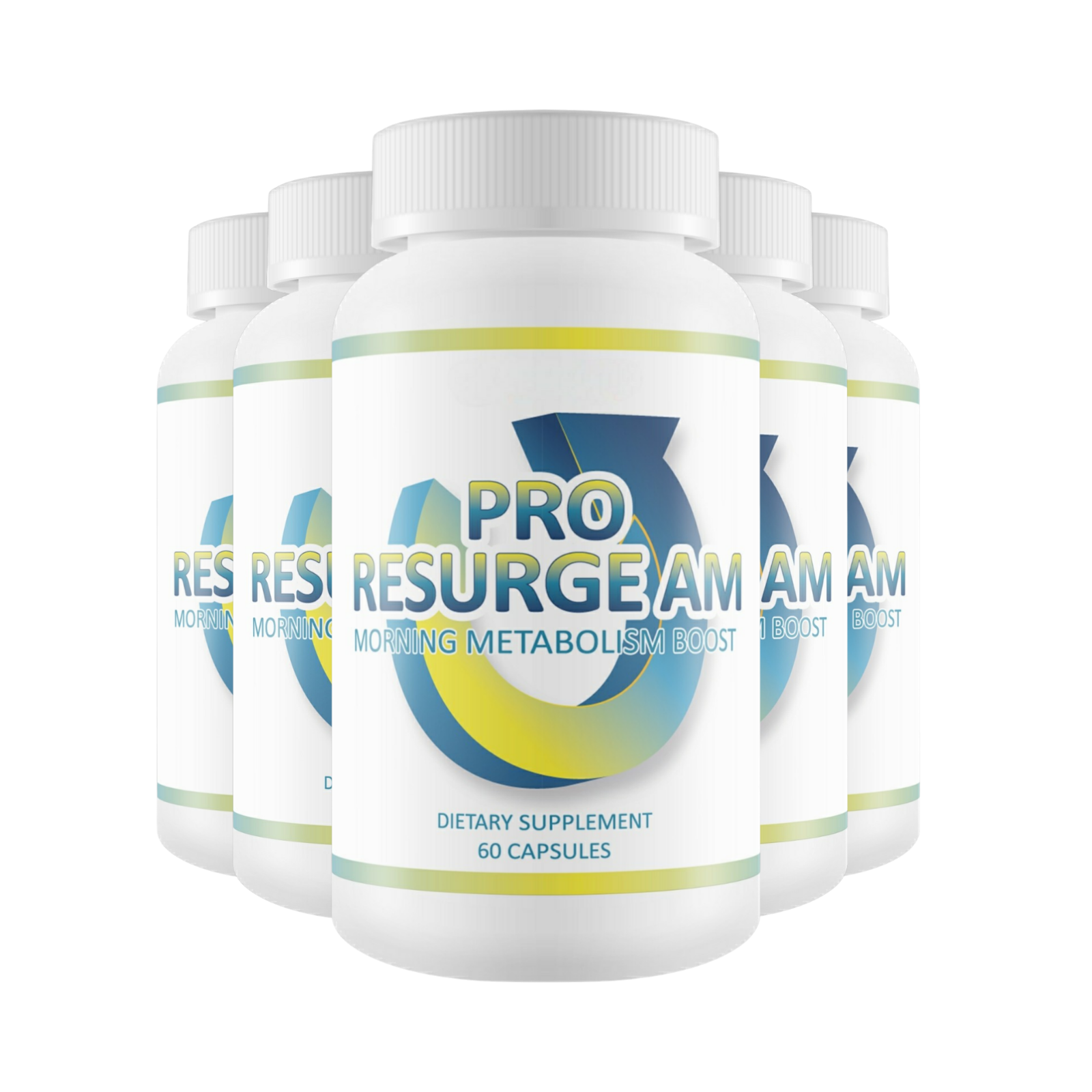 5-Pack Pro Resurge AM - Morning Metabolism Boost - Maximum Strength-300 Capsules