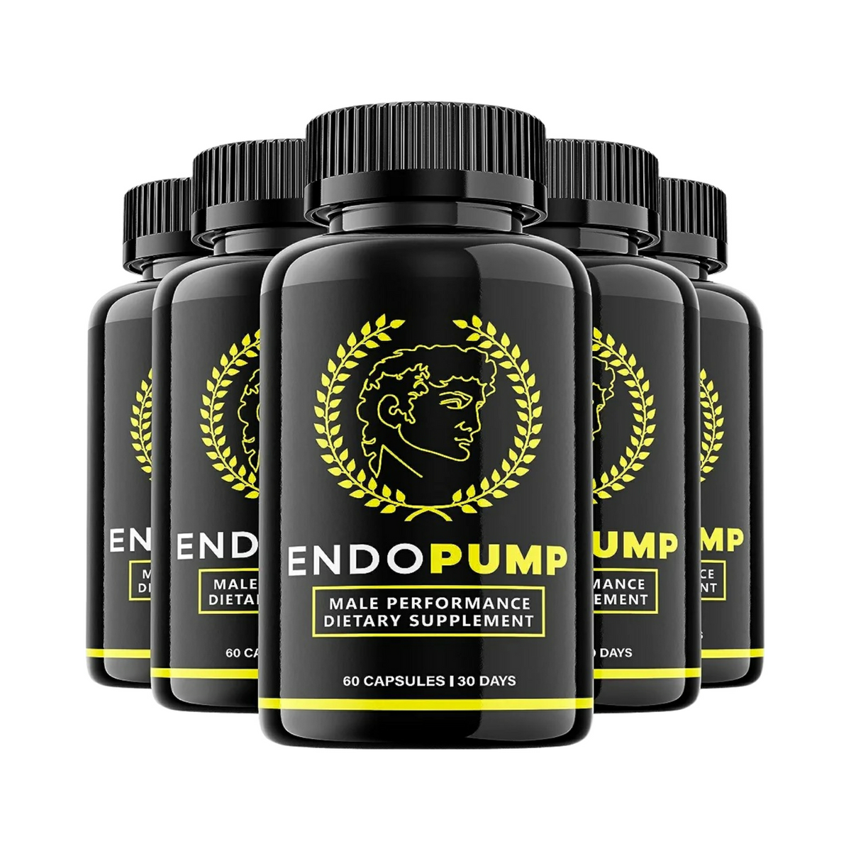 5-Pack Endopump Capsules, Endo Pump Male All Natural Dietary Supplement 300 Caps