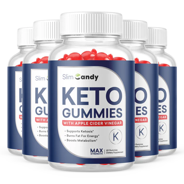 5-Pack Slim Candy Keto ACV Gummies, Vegan, Advanced Weight Loss (300 Gummies)