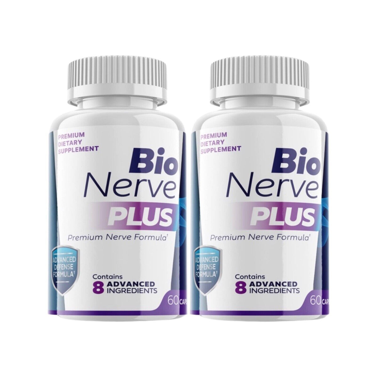 2-Pack BioNerve Plus, Premium Nerve Formula, Bio Nerve Plus (120 Capsules)